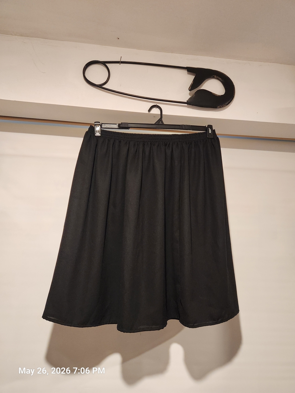 Notations Black A-Line Skirt
